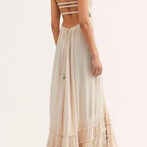 NWT Summer Halter Backless Tiered Dress